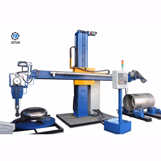 Máquina de polimento de moagem de superfície CNC com cabeça de tanque de extremidade abaulada automática
